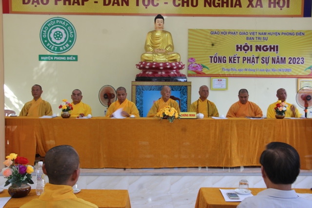 Hội nghị Tổng kết Phật sự năm 2023, phương hướng Phật sự năm 2024 và báo cáo kết quả